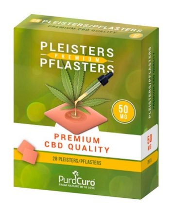 Premium CBD pleister van purocuro 50 mg 28 stuks