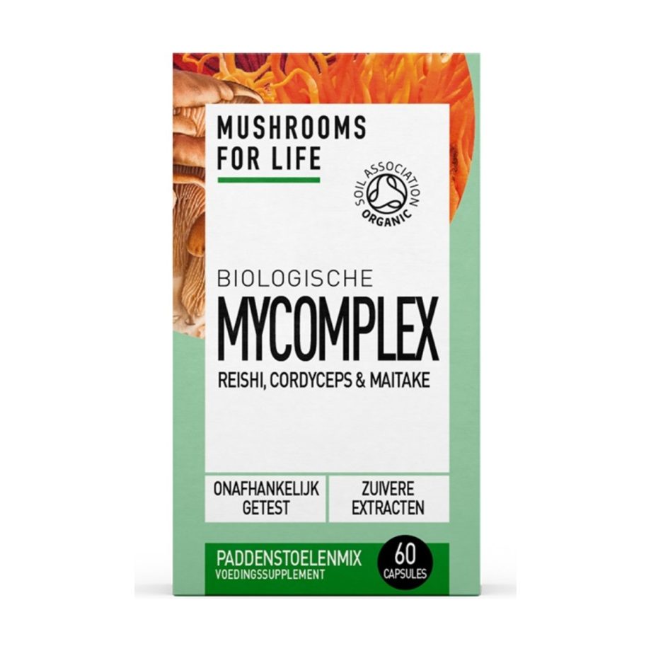 Mushrooms For Life – Biologische MyComplex – 60 capsules – Cannabisolie.nl